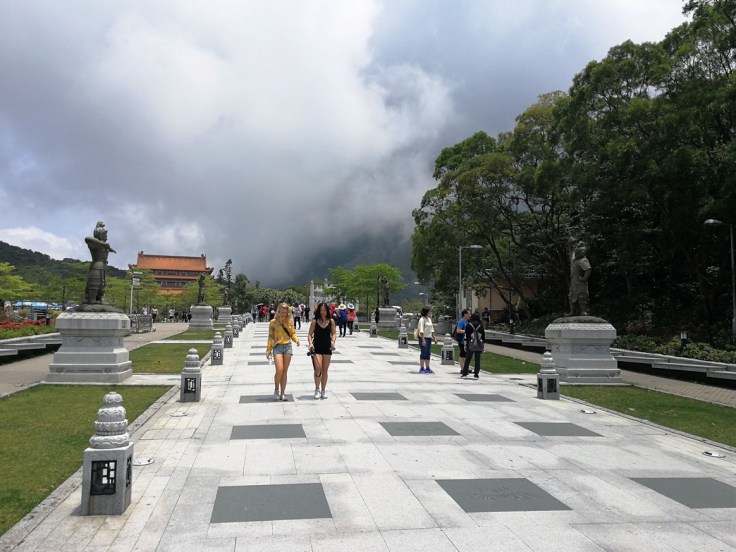Square with the 12 generals leading to Big Buddha