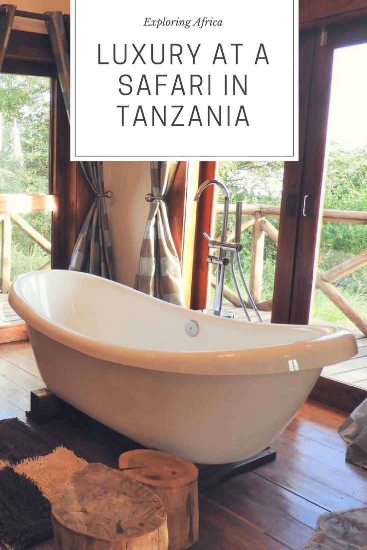 Luxury at a safari in Tanzania
