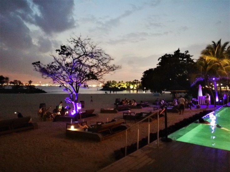 FOC Sentosa restaurant on Beach in Singapore