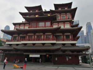 Buddha Tooth Relic Temple in Singapore's China Town