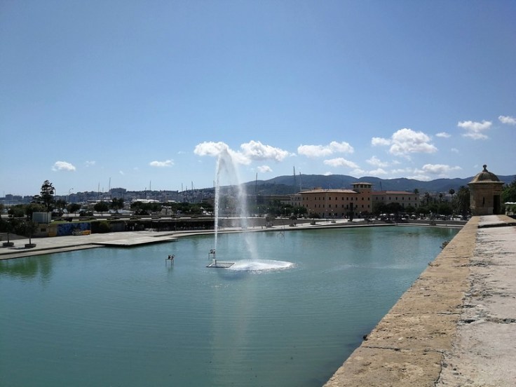 Views from the murals in Palma de Mallorca